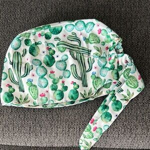 Cactus Print Surgical Cap
